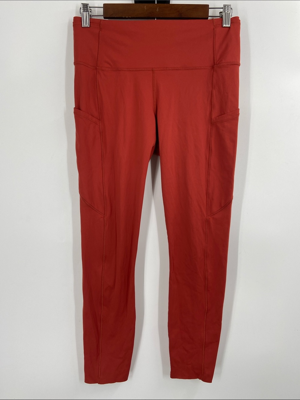 Lululemon Fast & Free 7/8 Tight II *Non-Reflective Nulux 25 Orange 8